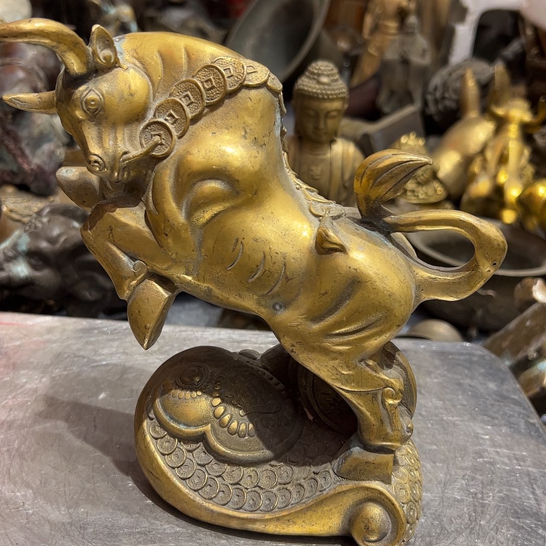 微瑕疵黄铜摆件工艺品