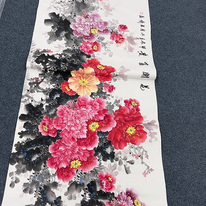 国画纯手绘作品宣纸