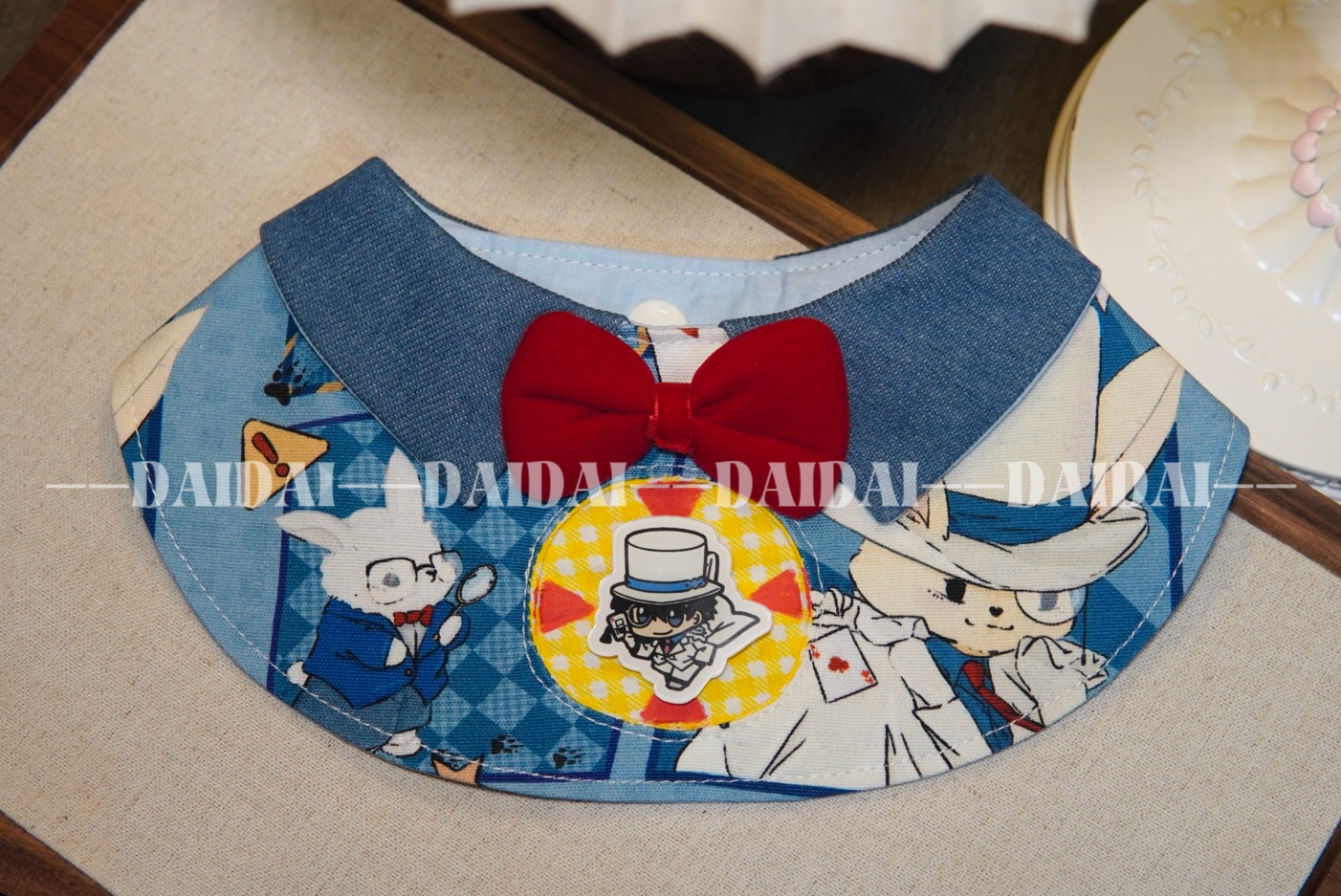 【DaiDai·原创】宠物原创口水巾｜名侦探柯南系列—怪盗基德