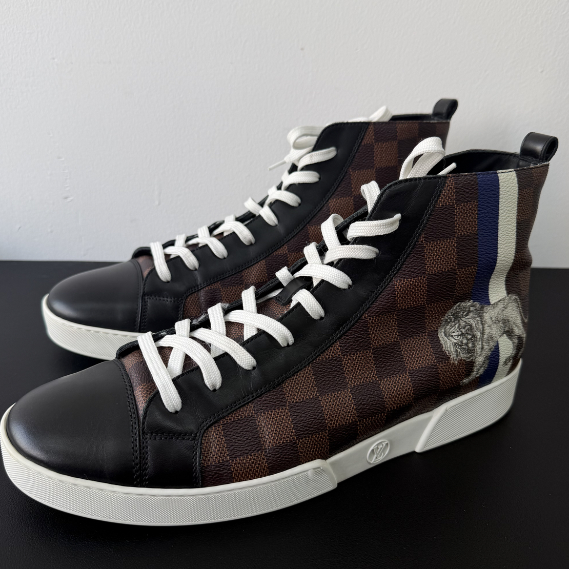 95新 LouisVuitton/路易威登 43欧 动物园板鞋二手奢侈品