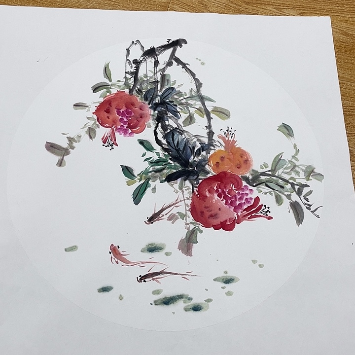 姜奇老师花鸟作品40×40
