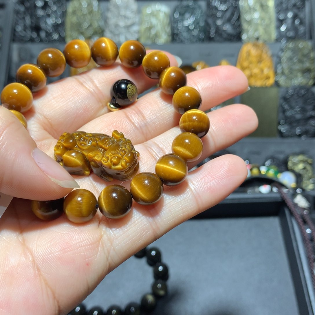 木变石（虎睛石）手链未镶嵌北**马