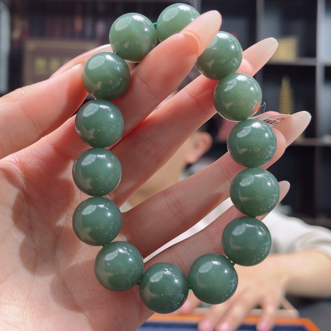 【闪购商品】和田玉手串未镶嵌新疆16年且末料16 多样性拍一发一