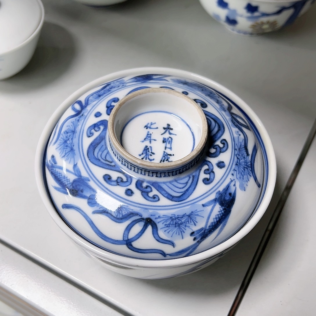 柴窑茶具茶壶茶杯盖碗