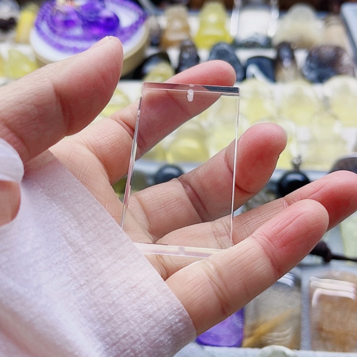 【闪购商品】水晶无事牌未镶嵌⬛️