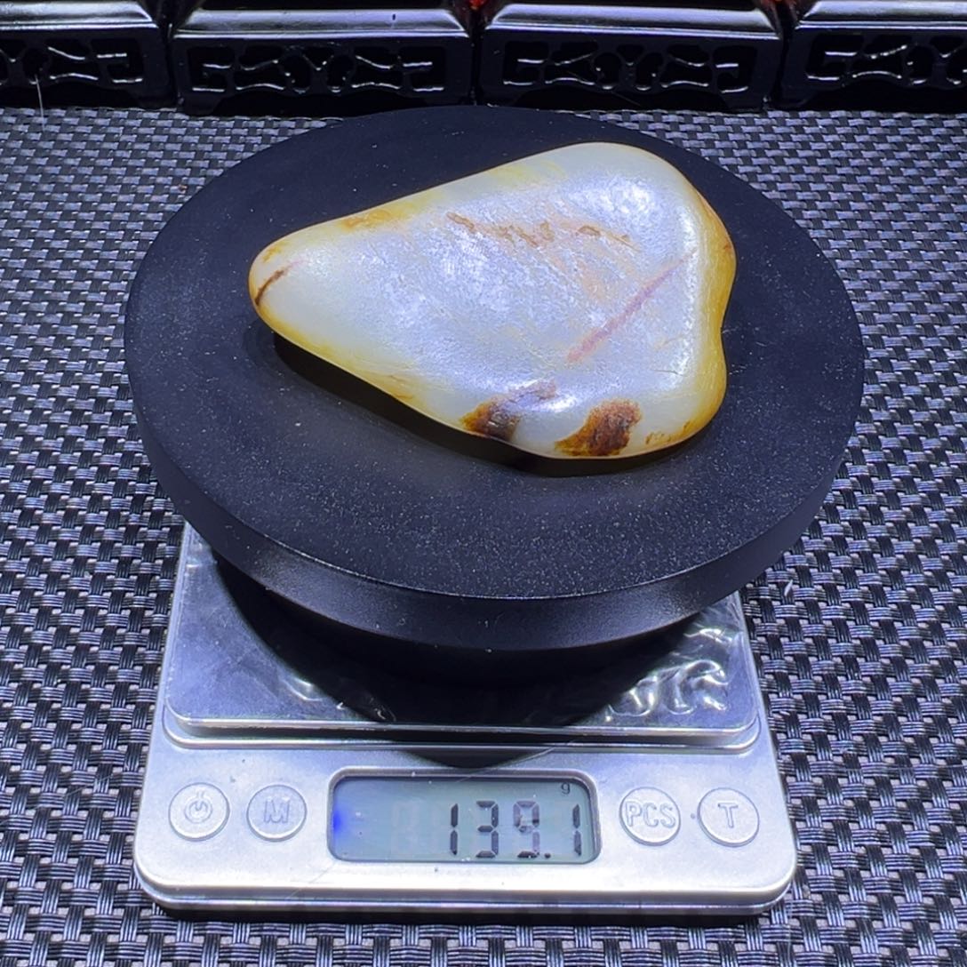吊坠(不含链)未镶嵌和田玉（子料）139-42