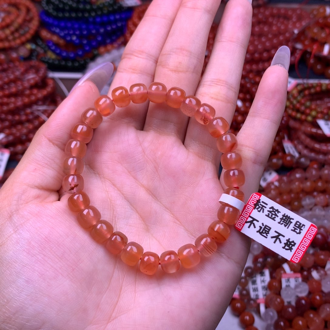 未镶嵌手链南红玛瑙8号卡7