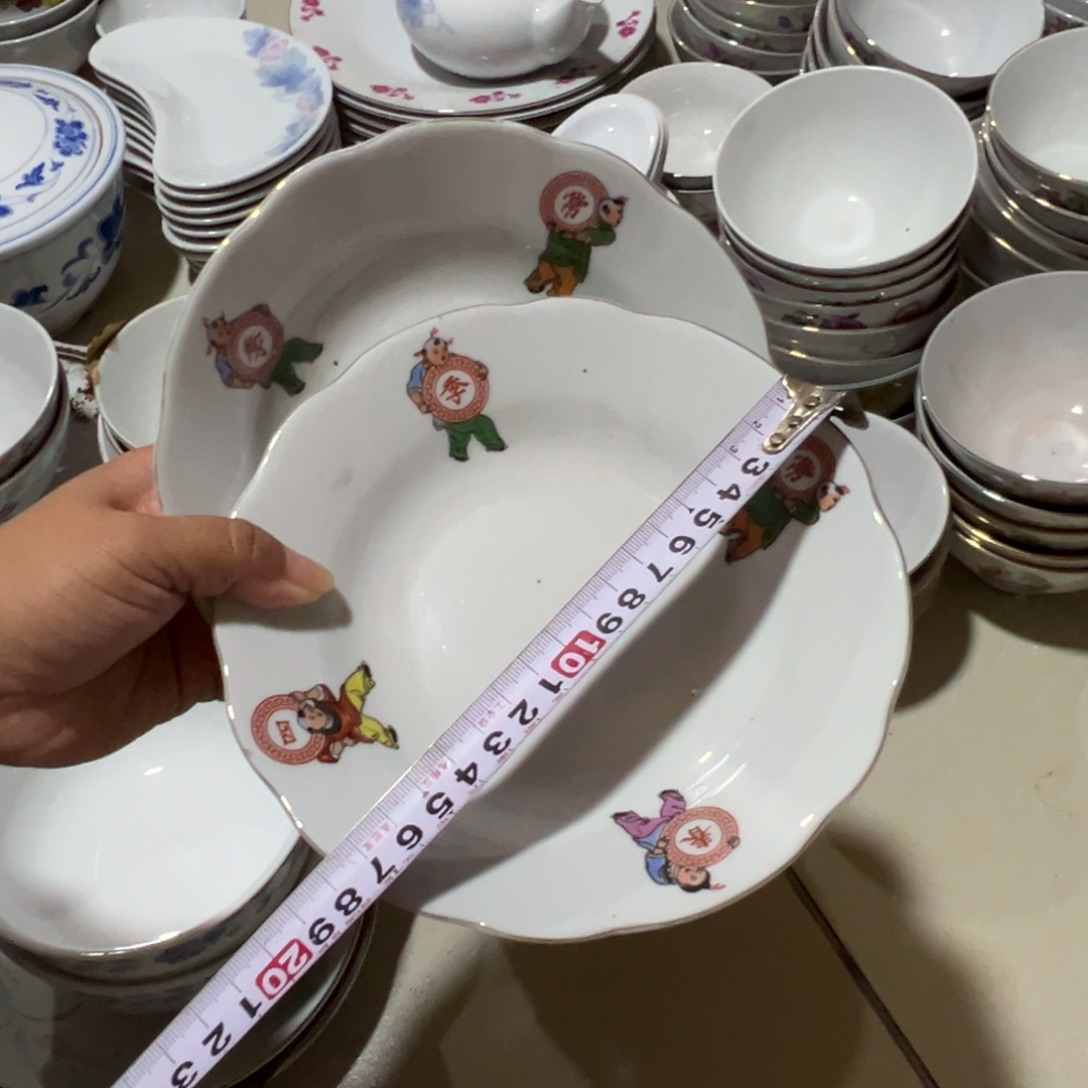 醴陵瓷直播供货基地微瑕7寸