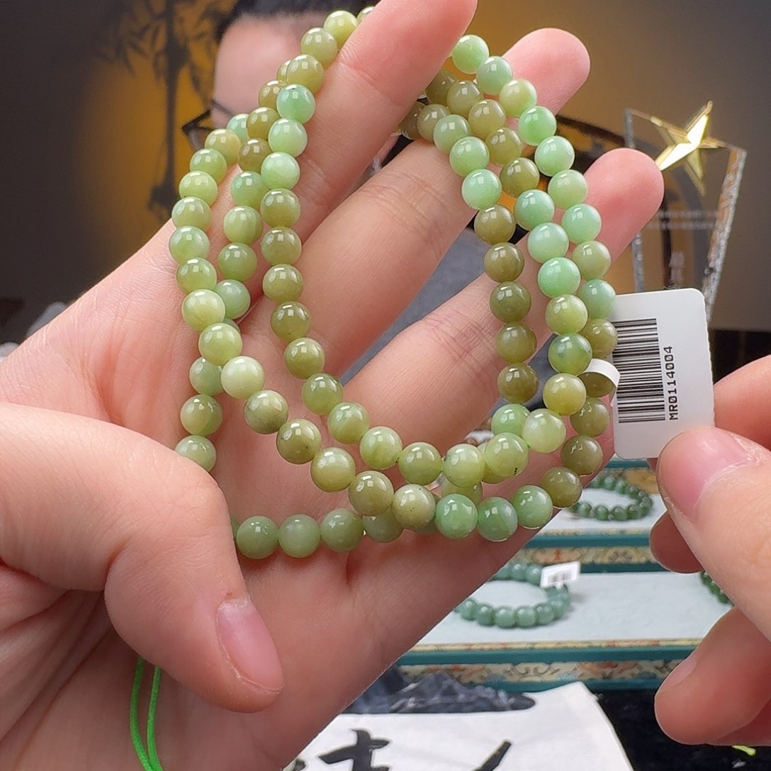 和田玉手串未镶嵌