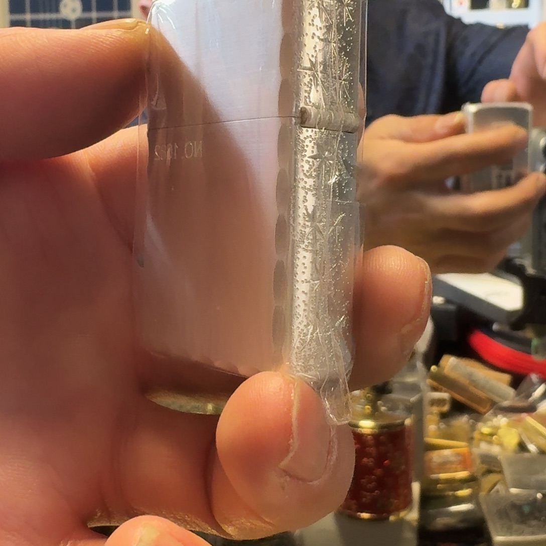 佐罗一代包银手工錾刻星光煤油打火机
