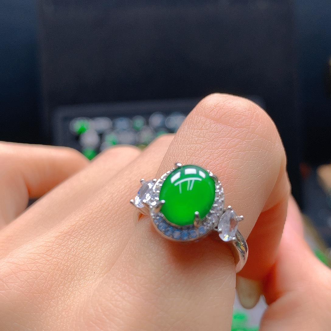 未镶嵌戒指翡翠天然翡翠