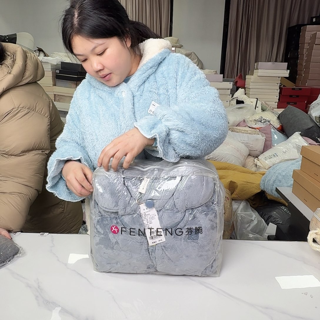 棉睡衣一套L码654
