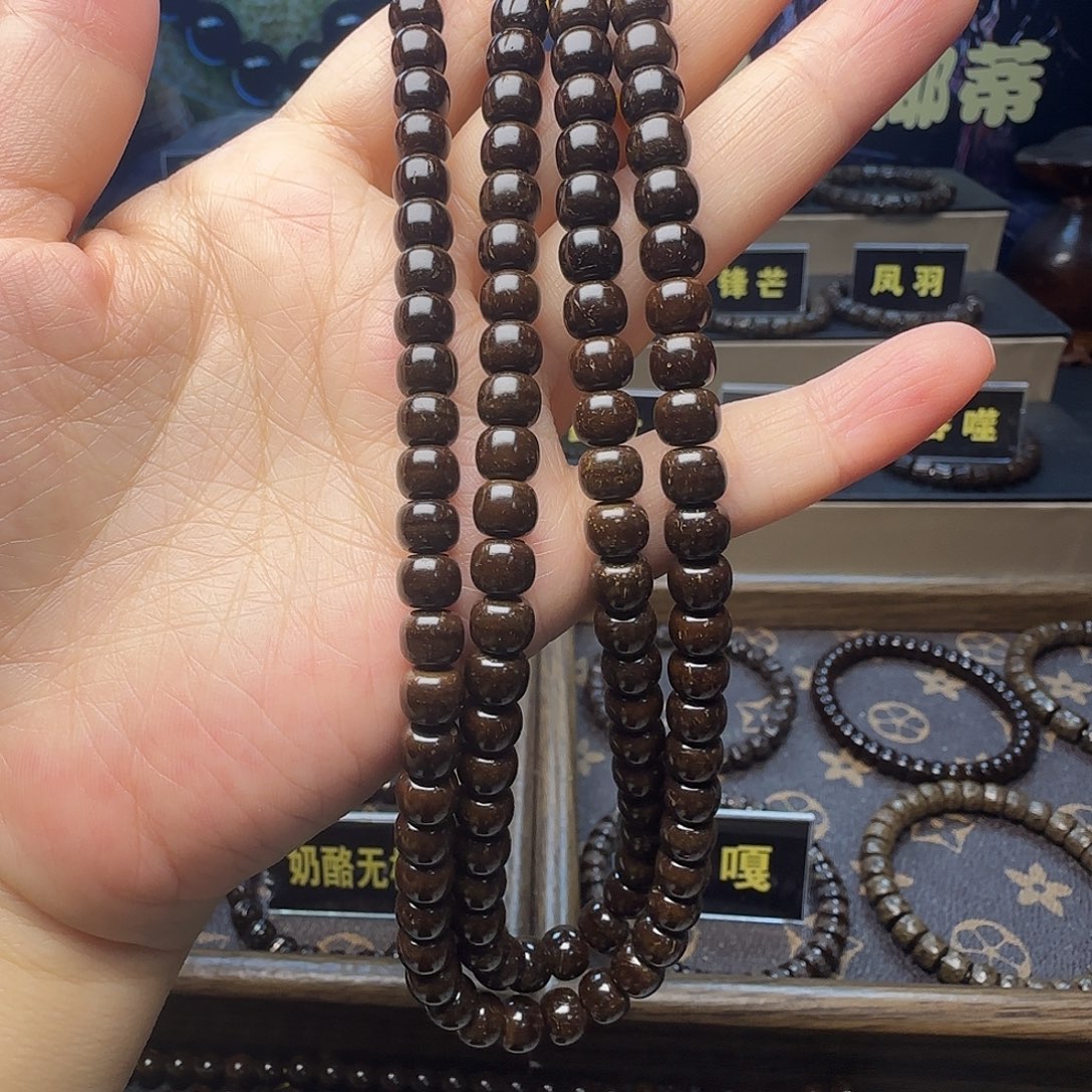 晴***子椰蒂吊坠印尼原生态椰蒂老型7×6长串