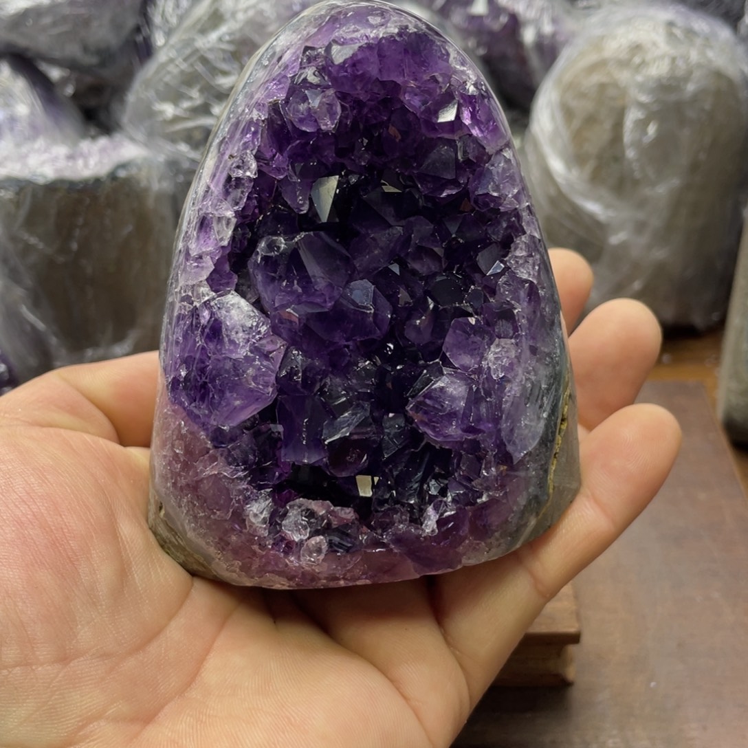 摆件紫晶未镶嵌紫晶