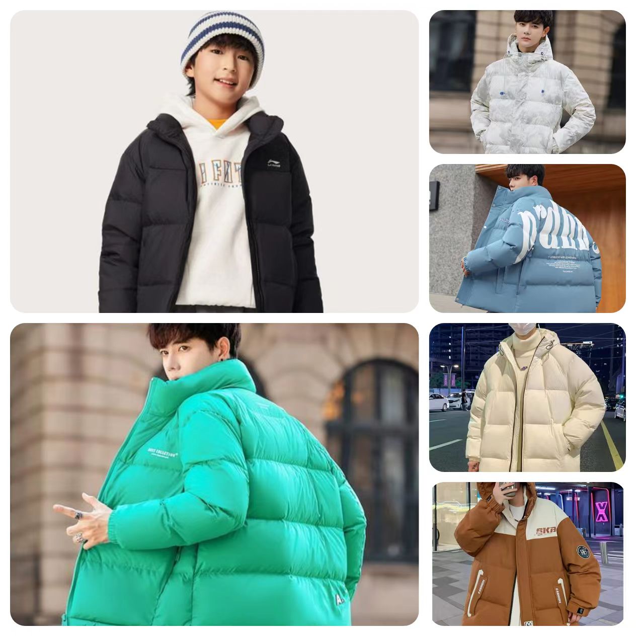 【B401-B450】25年秋冬季潮流爆款复古美式风青少年服装合集