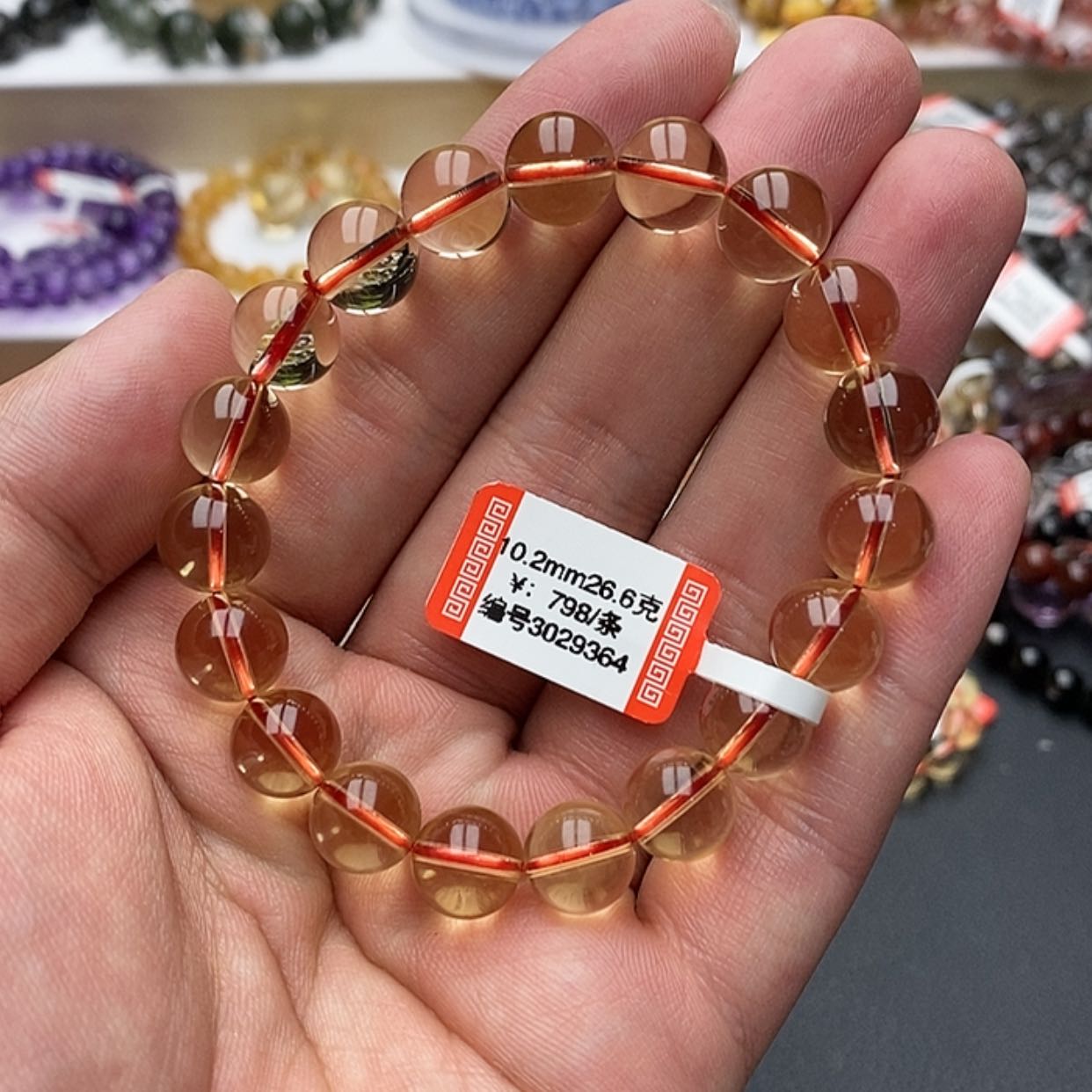 【闪购商品】黄晶手链未镶嵌黄水晶