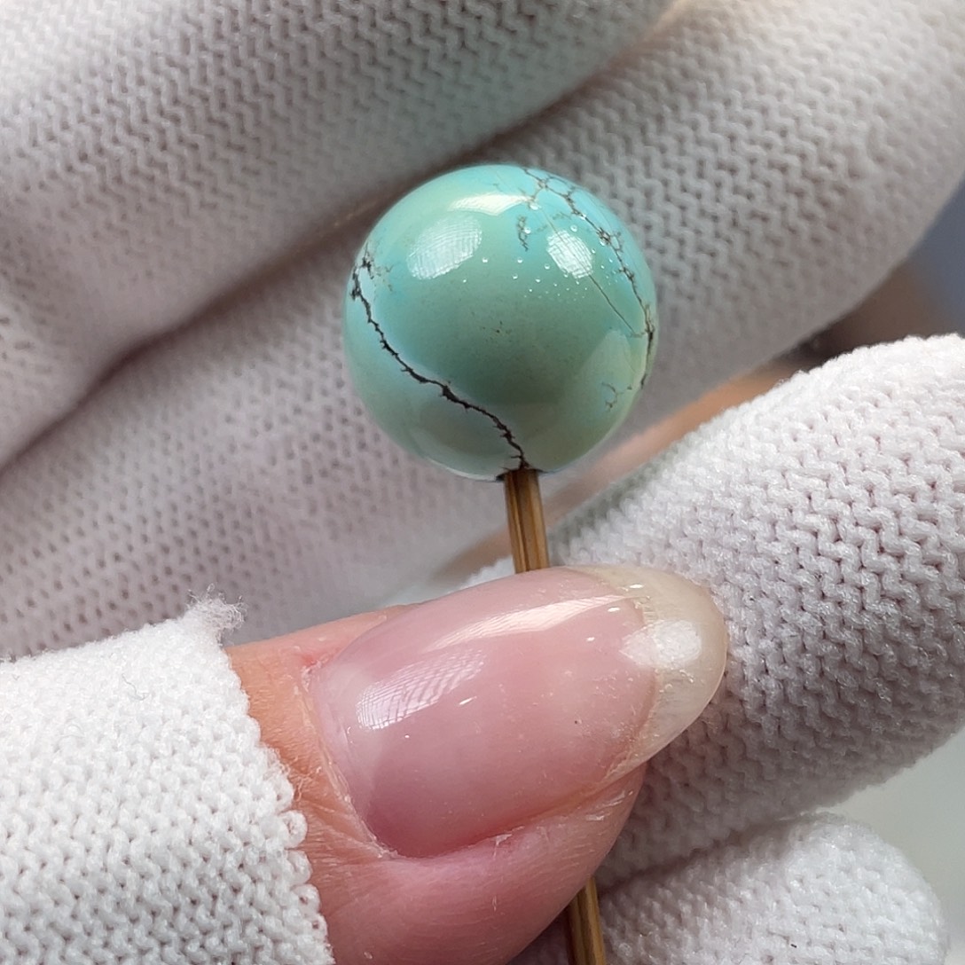 绿松石未镶嵌挂件