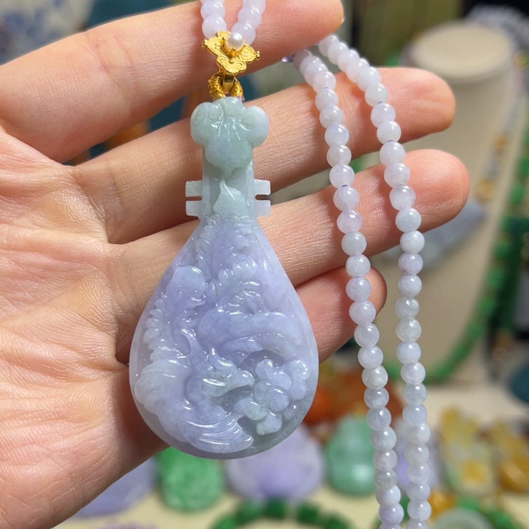 翡翠未镶嵌颈饰天然翡翠