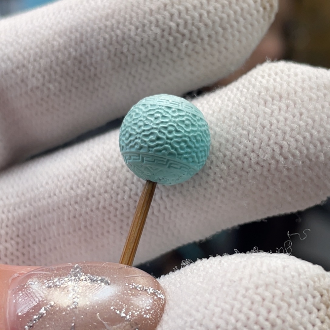 绿松石未镶嵌挂件