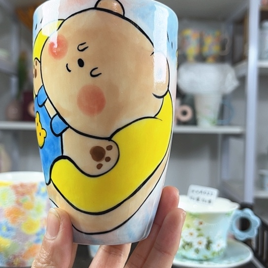 手绘高温釉下彩陶瓷