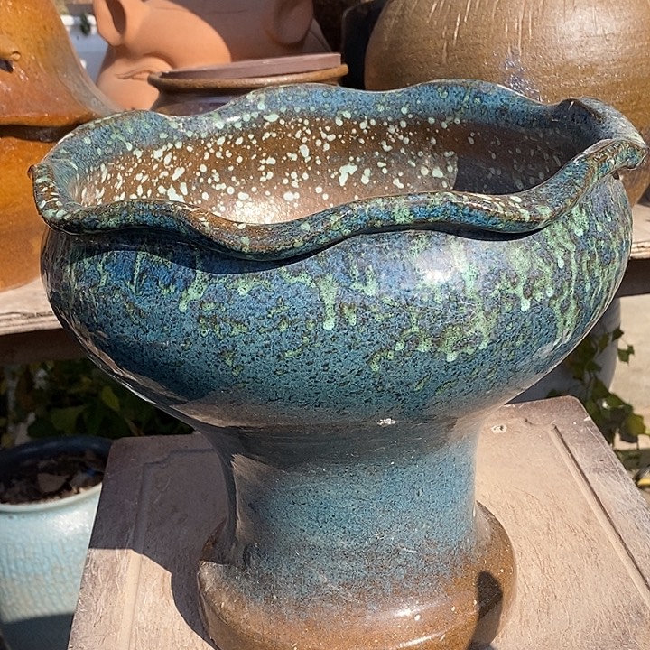 花盆紫砂口25.5高度22.5瑕疵处理