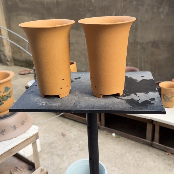 紫砂花盆  高度20口径14