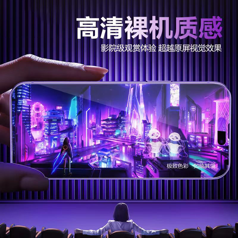 【GM系列】南玻高铝防静电超瓷晶系列钢化膜适用安卓系列手机膜