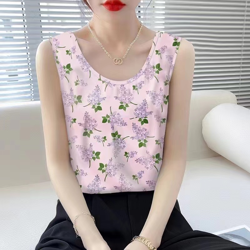 2025夏季新款大码女装上衣打底女士吊带背心女外穿内搭夏辣妹服饰