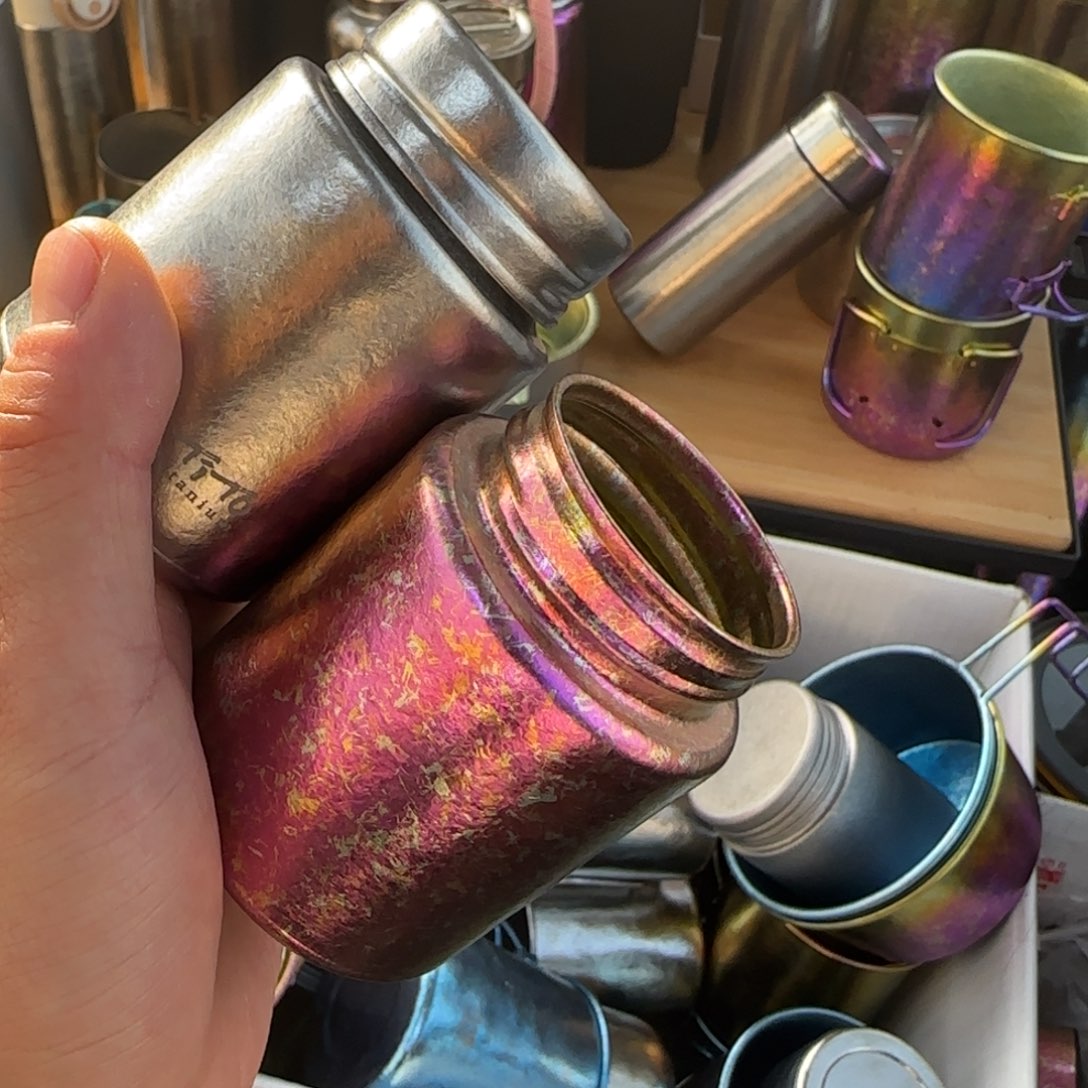 金属两个小茶叶罐微瑕