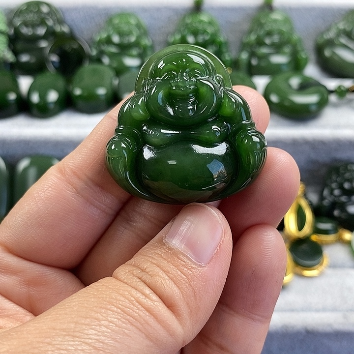 和田玉（碧玉）未镶嵌颈饰35