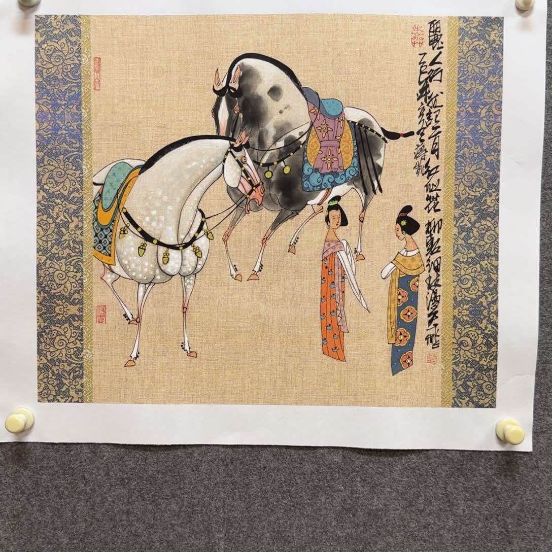 国画蒋凯老师手绘作品