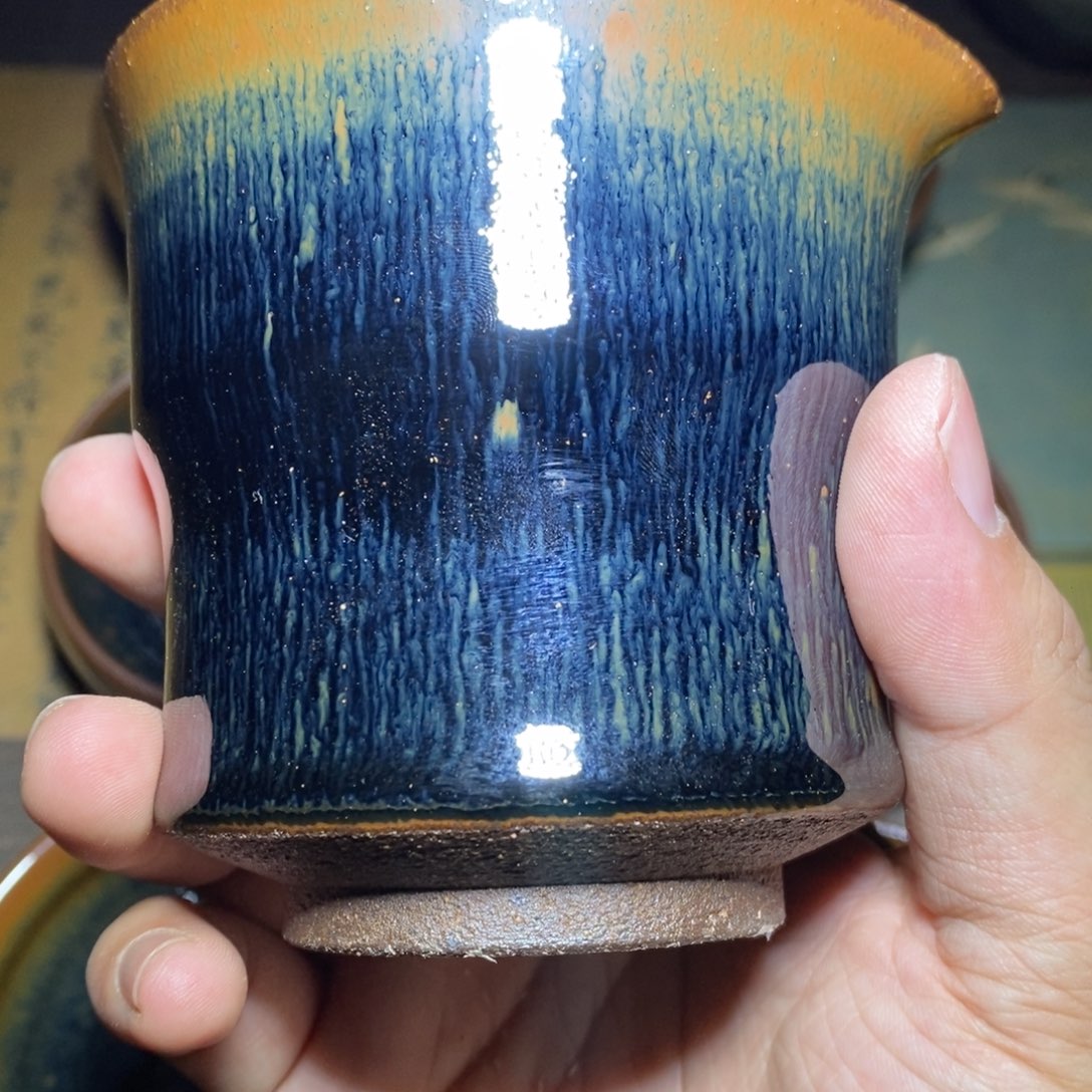 蛋***子建盏龙窑柴烧手工