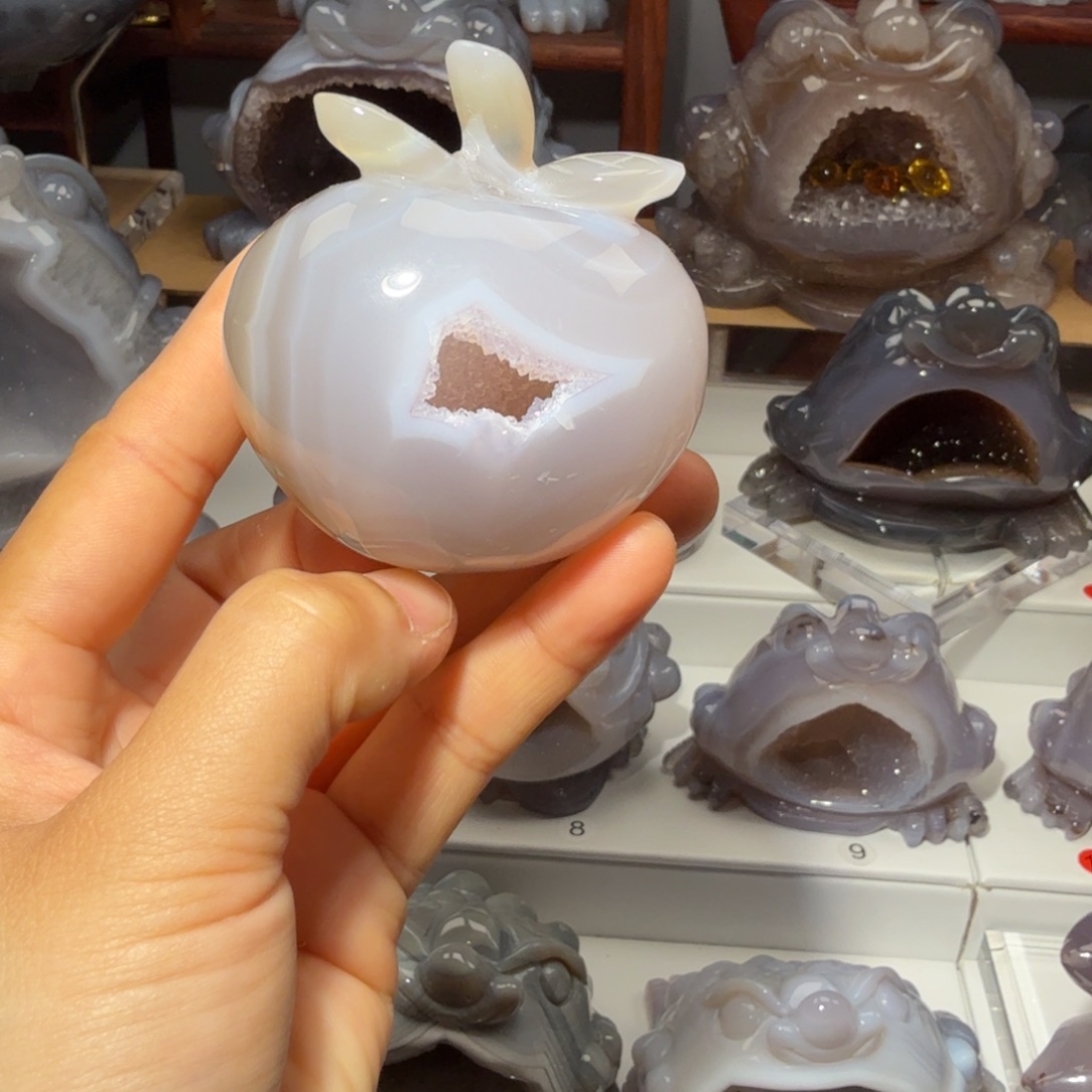 玛瑙/玉髓未镶嵌摆件
