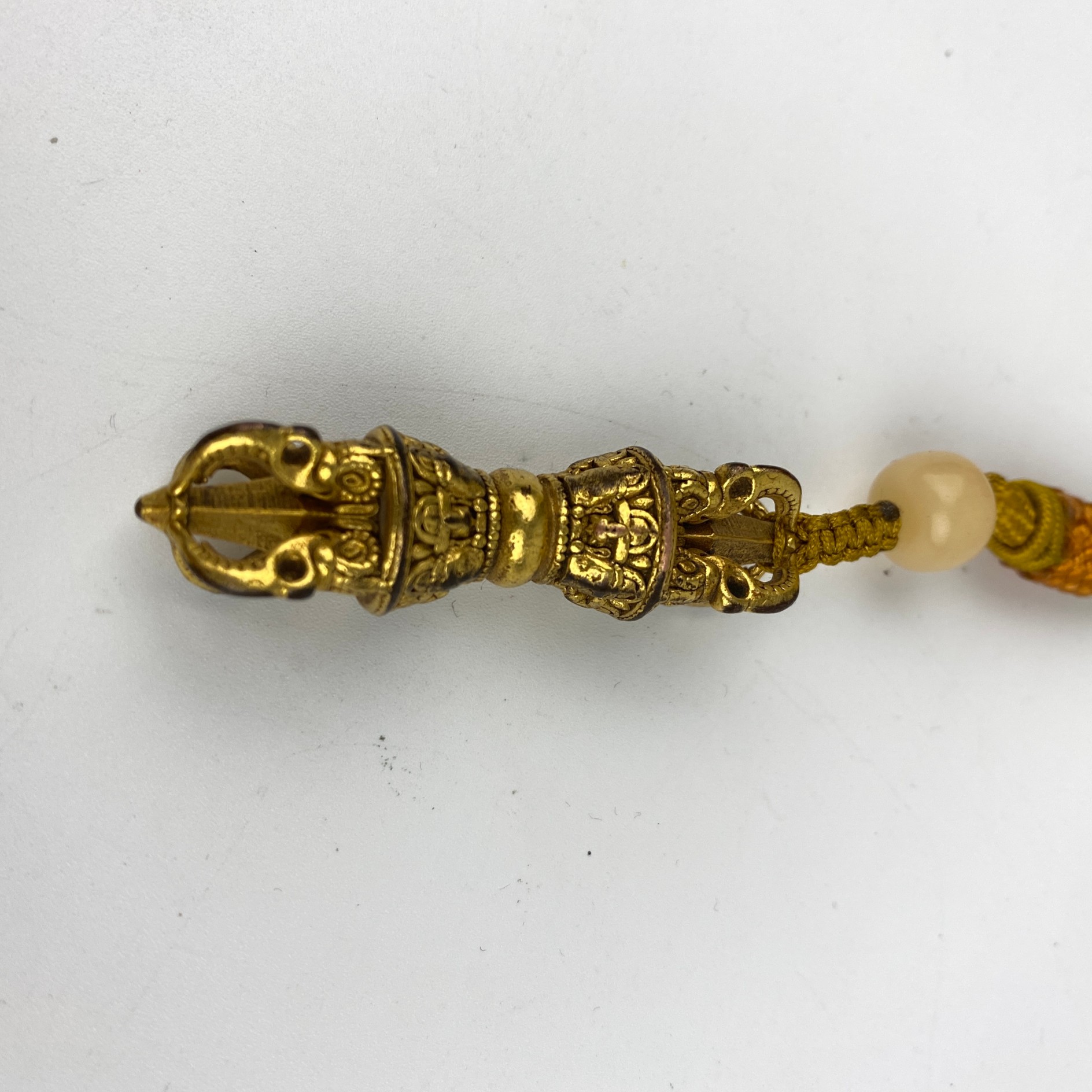 ZBM·19世纪/20世纪前期铜鎏金金刚杵49mm25gZBM25121945