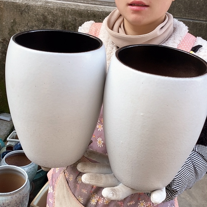 紫砂花盆正品口15高23