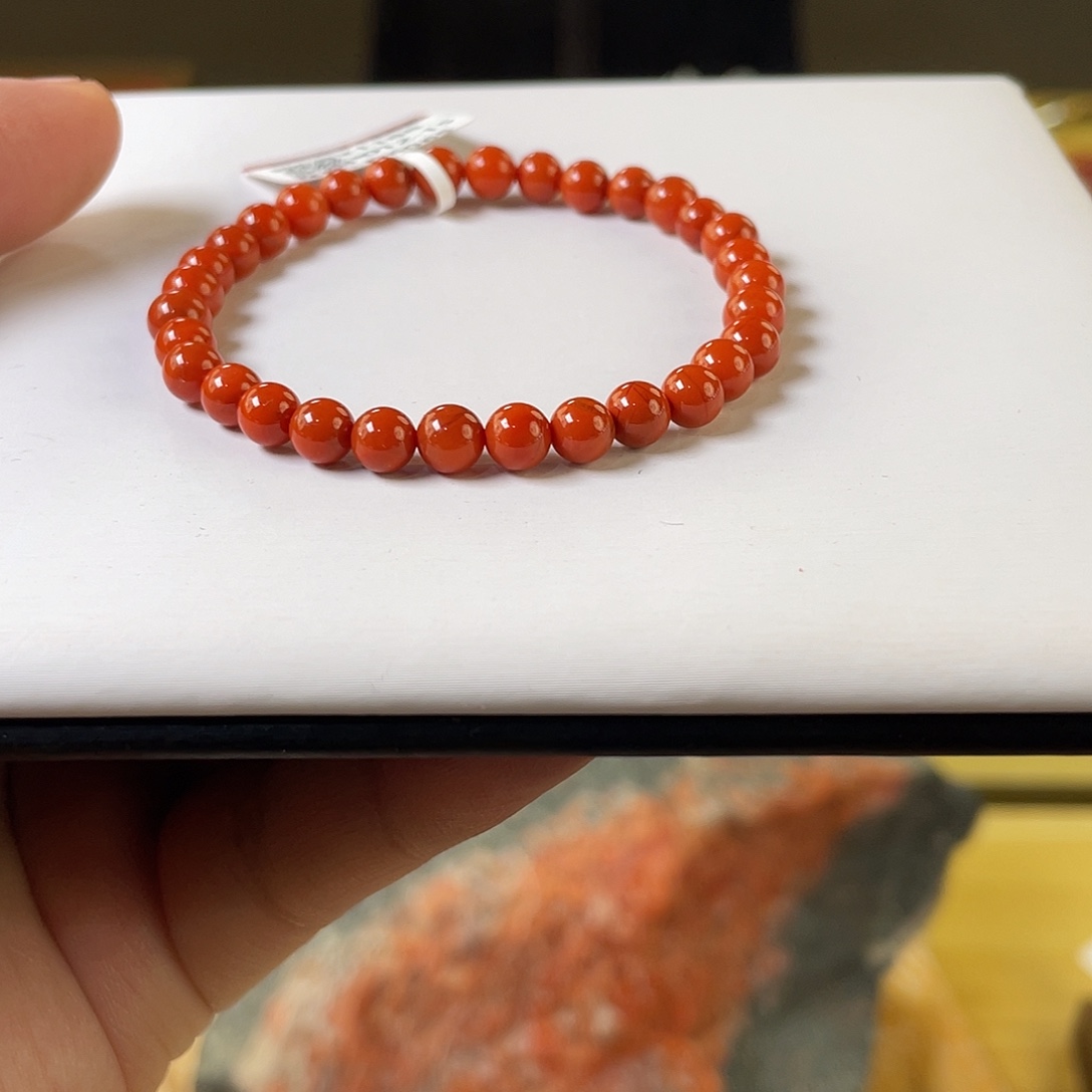南红玛瑙未镶嵌手链5mm+