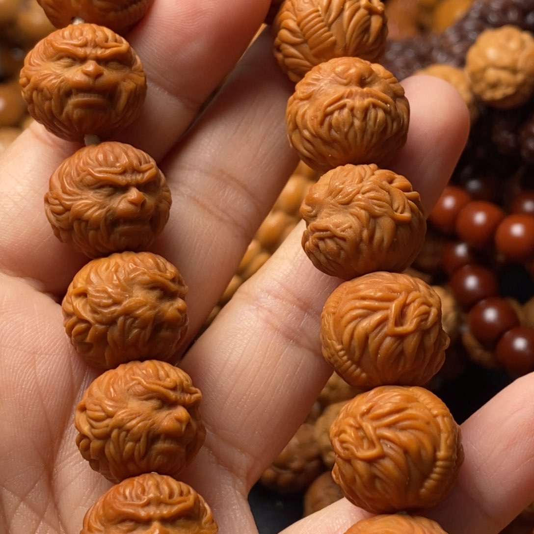 猴头核桃手串猴头