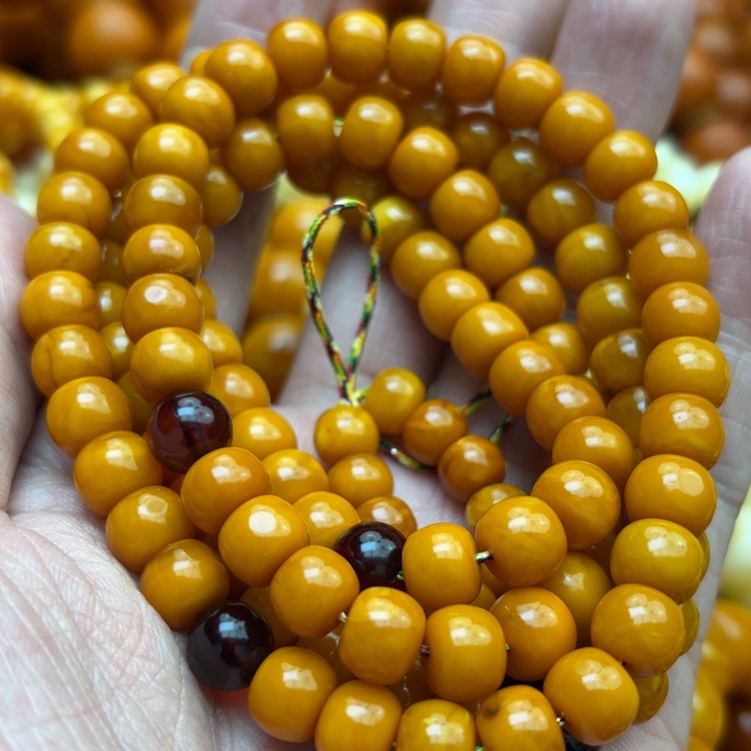 琥珀手链未镶嵌蜜蜡