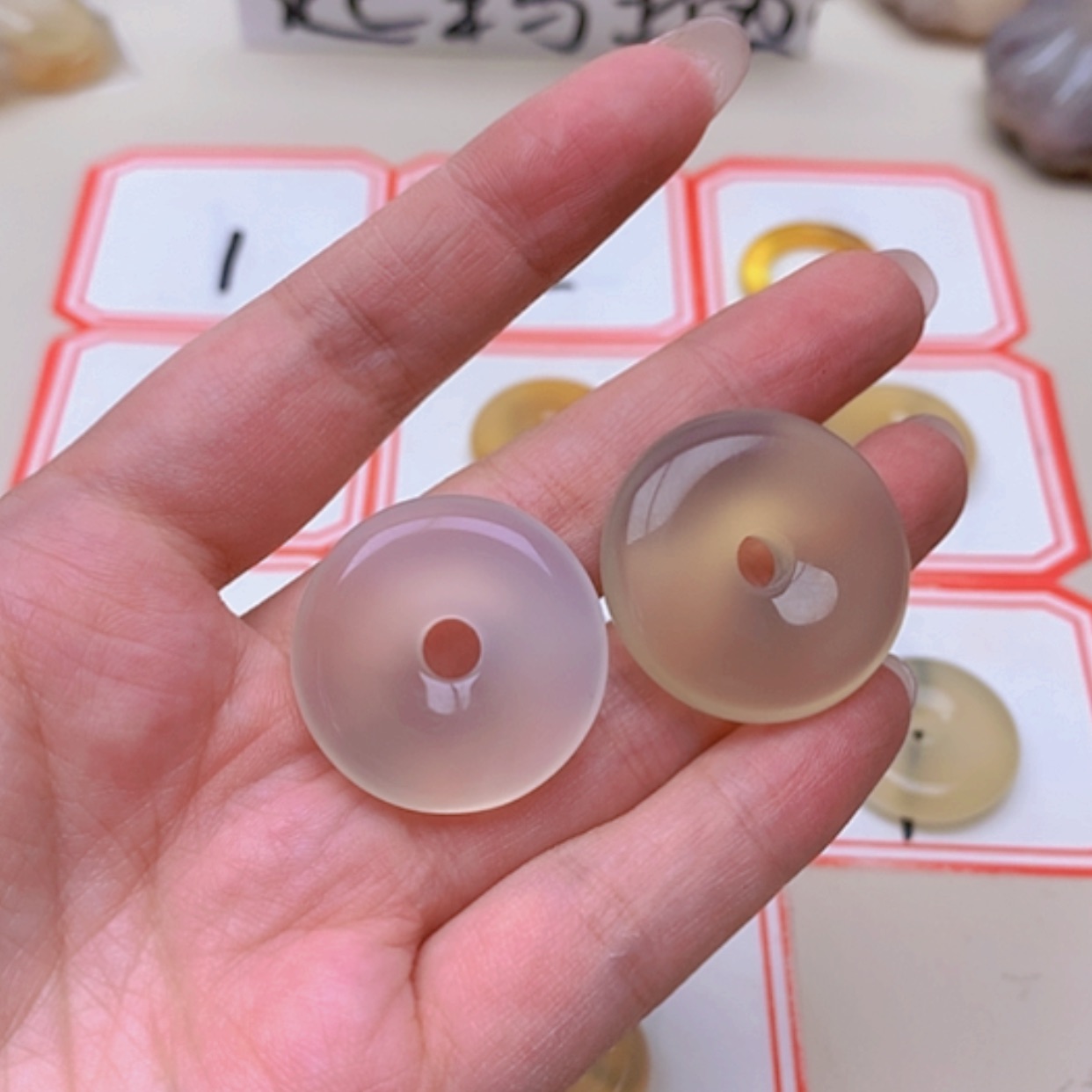 【闪购商品】未镶嵌玛瑙/玉髓珠宝半成品泽***0