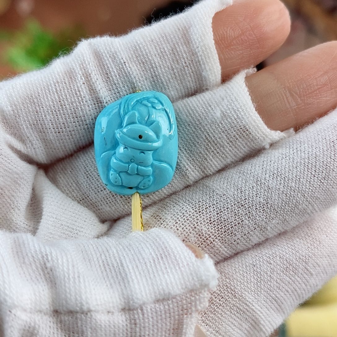 绿松石珠宝奇石未镶嵌