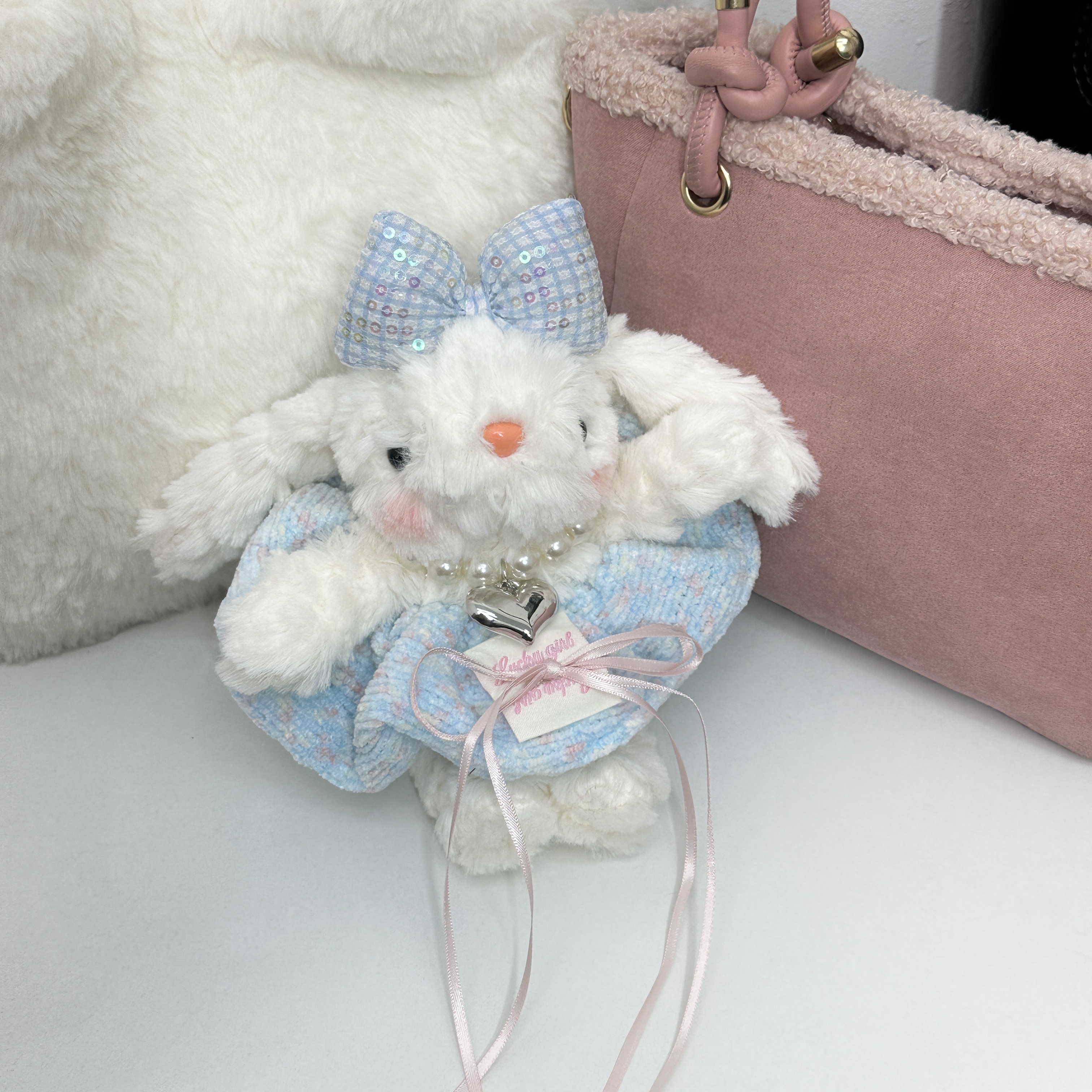 春夏潦草小狗小兔毛绒挂件【109-117】