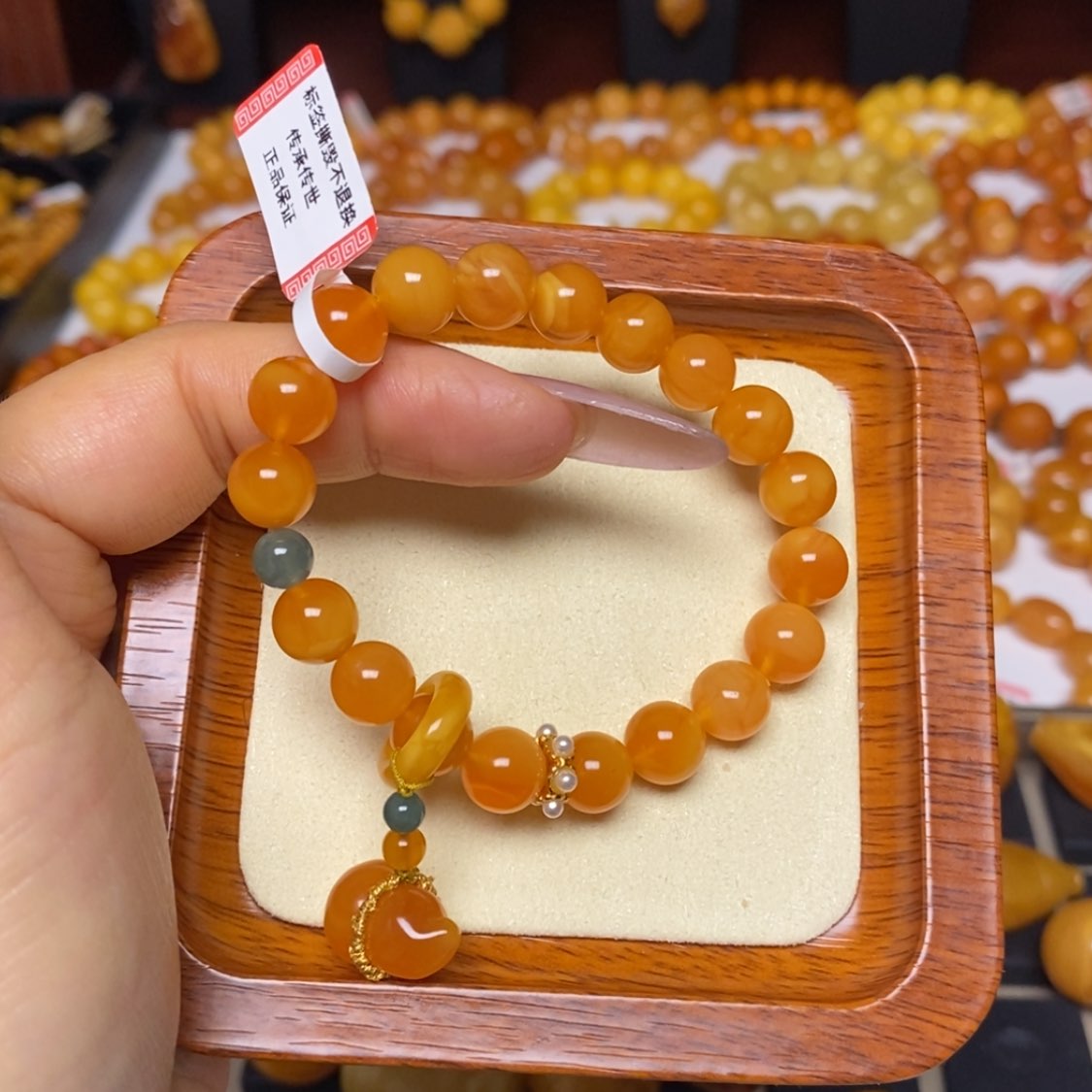 【闪购商品】蜜蜡手链未镶嵌手串