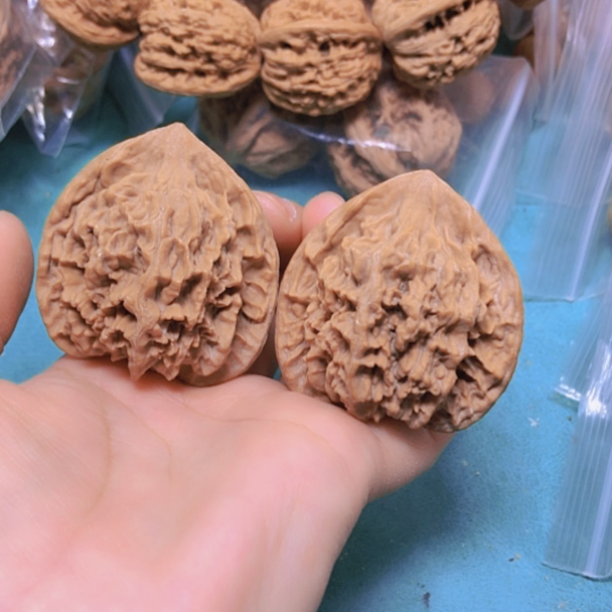 【闪购商品】把件核桃46.5龙鳞全品