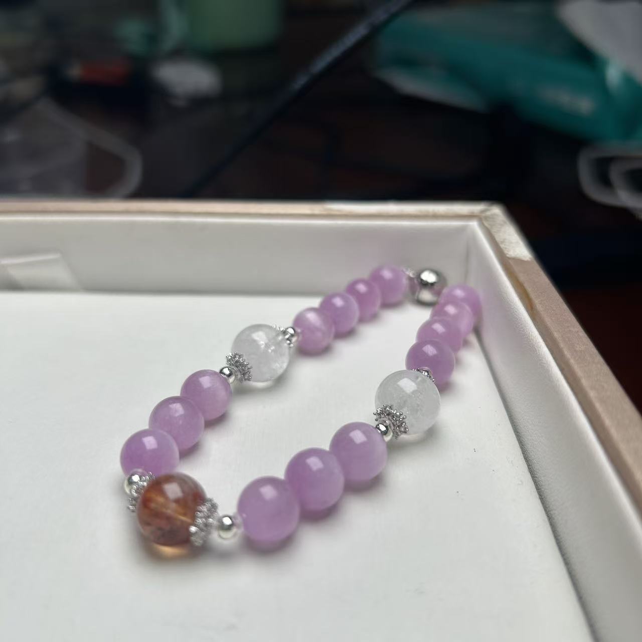 【老王十二星座专属】JJ51090天然水晶天秤座手串