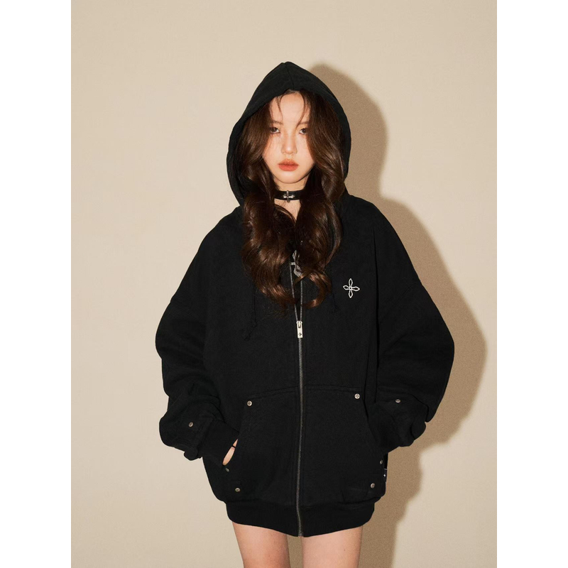 【卫衣 毛衣合集】十字花卫衣毛衣春秋美式休闲情侣连帽宽松百搭