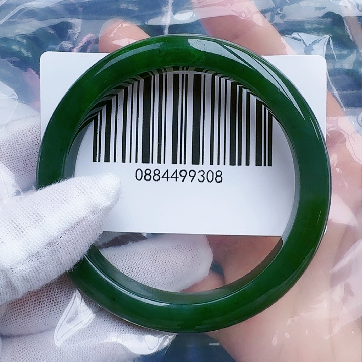 和田玉（碧玉）手镯未镶嵌60