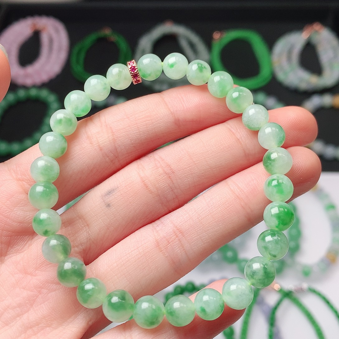 翡翠未镶嵌手链翡翠