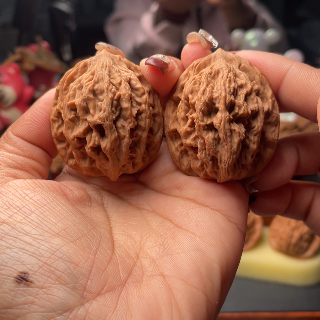 【闪购商品】文玩核桃把件虎头39