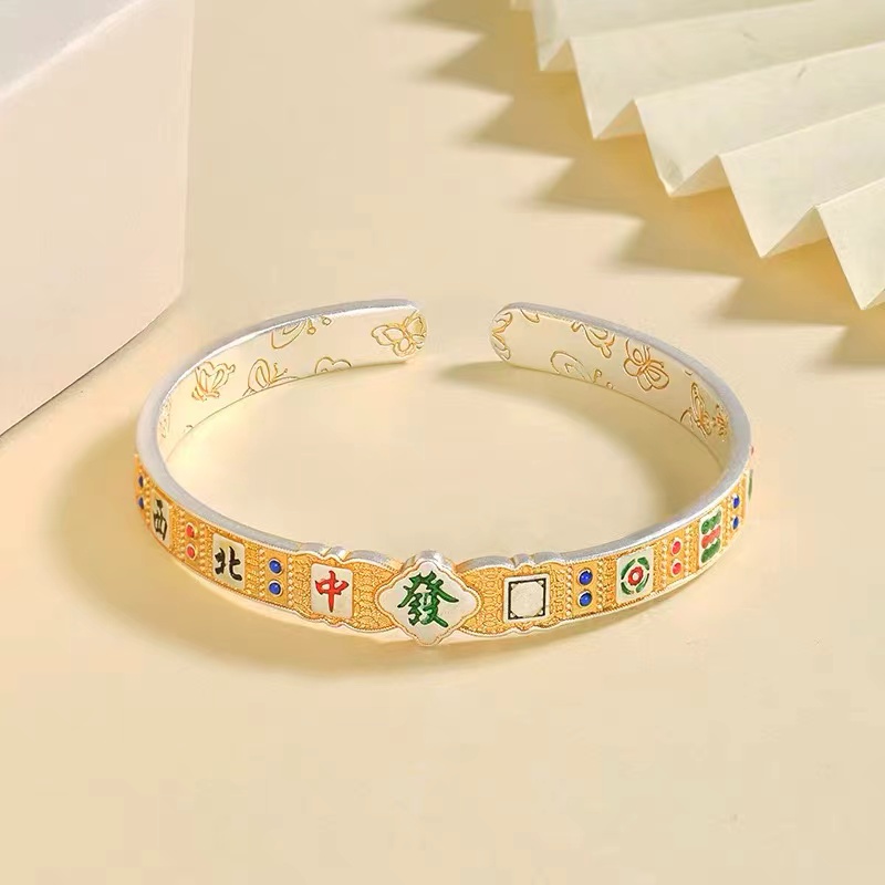 足银手镯 足银  白板手镯CL051