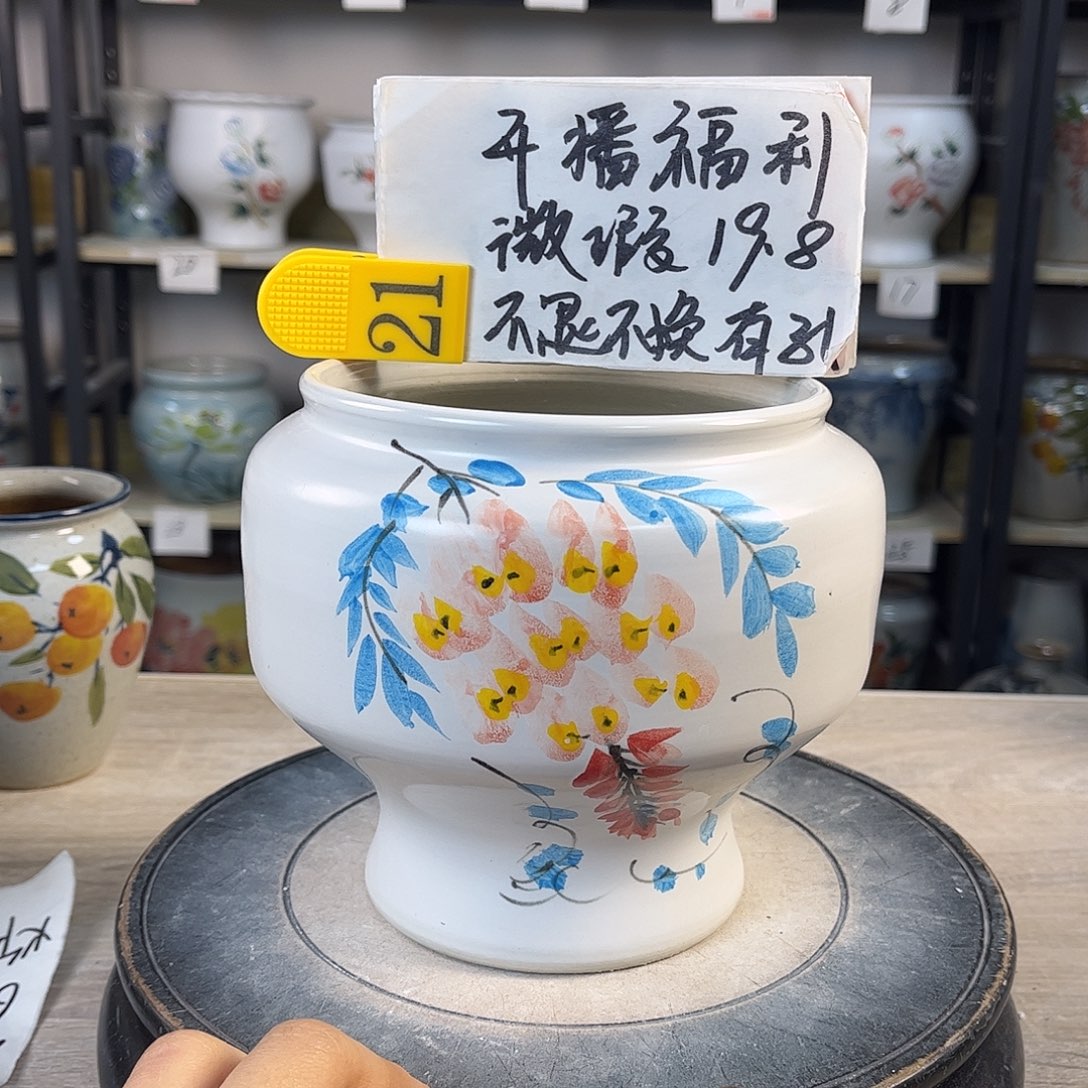 罐1xc景德镇陶瓷花盆